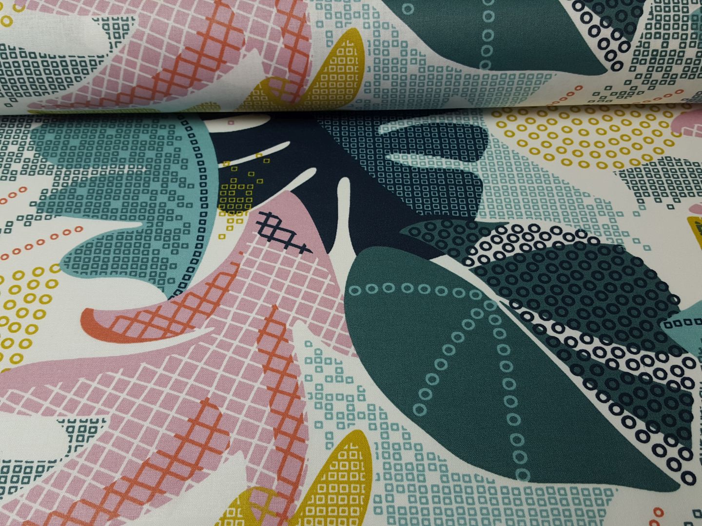 Zahra offwhite/bunt