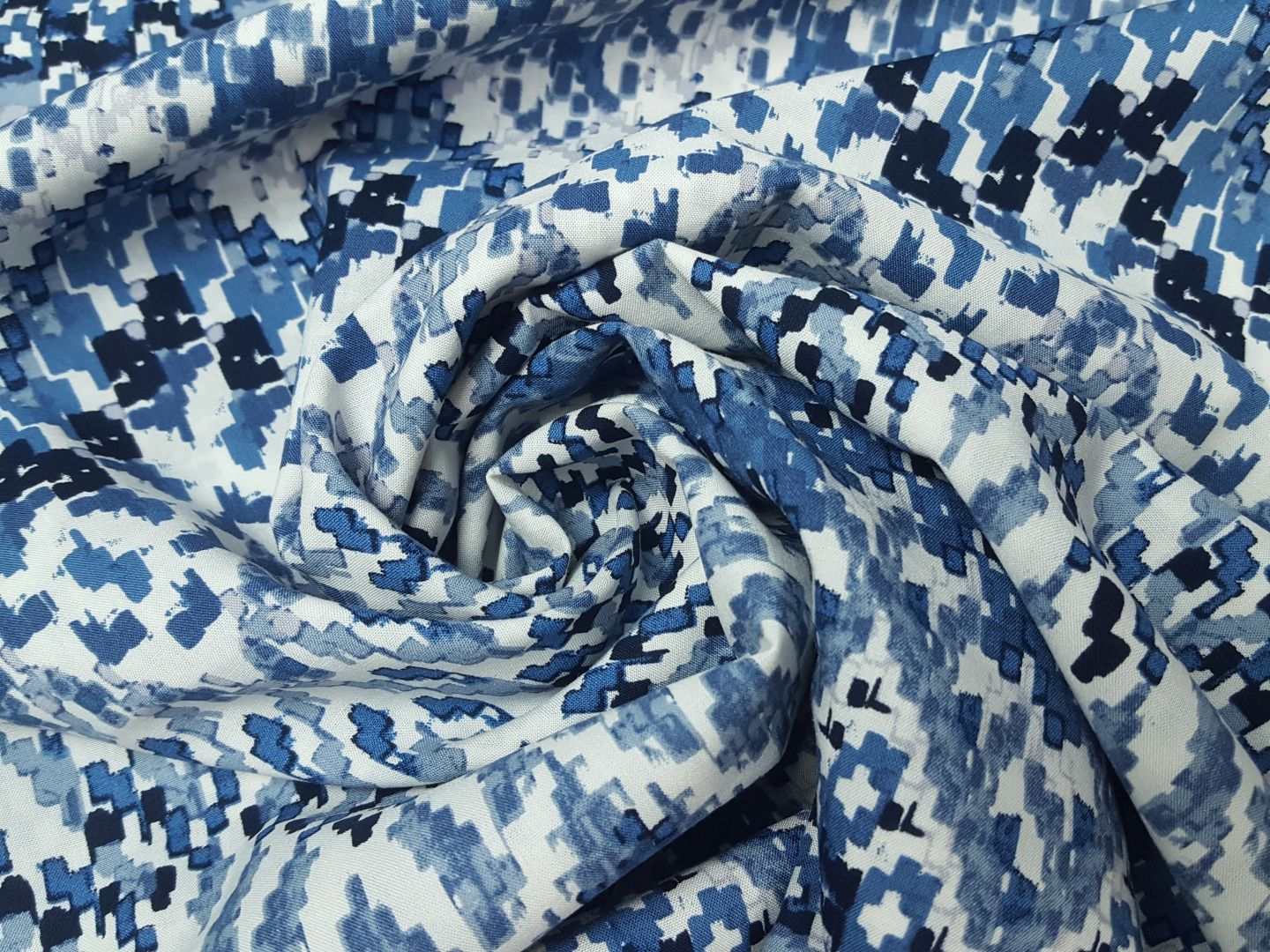 Einzelstück Zig Zag denim/hellblau
