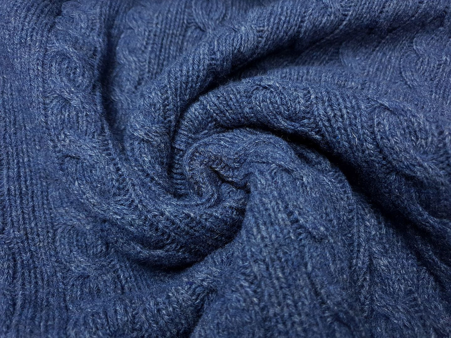 Zopf blau melange
