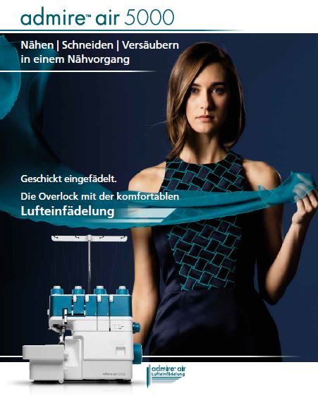 Pfaff admire air 5000 Overlockmaschine